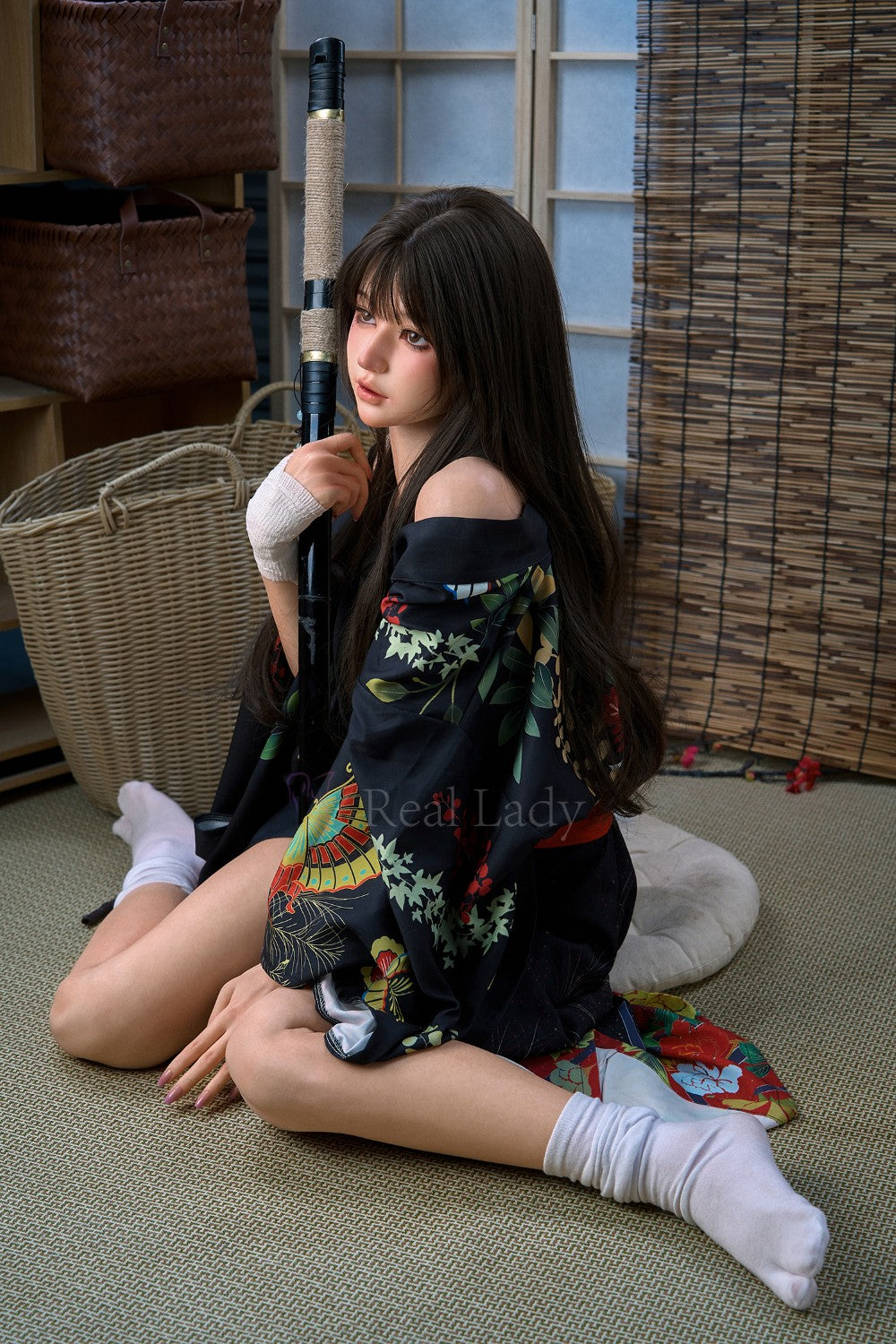 Evie sexdukke (Real Lady 150 cm F-cup T4 silikon)