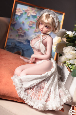 Aprikos sexdukke (Bezlya Doll 62cm e-cup 2.2 silikon)