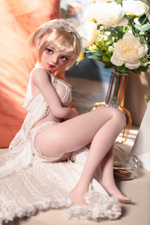 Aprikos sexdukke (Bezlya Doll 62cm e-cup 2.2 silikon)