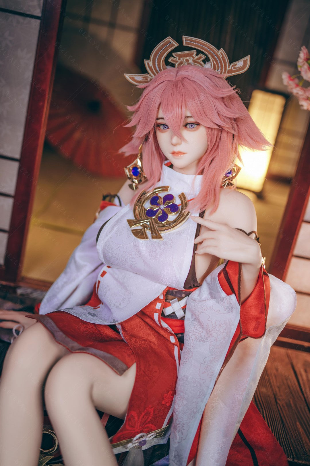 Yae Miko sexdukke (Bezlya Doll 155cm e-cup 2.2CF silikon)