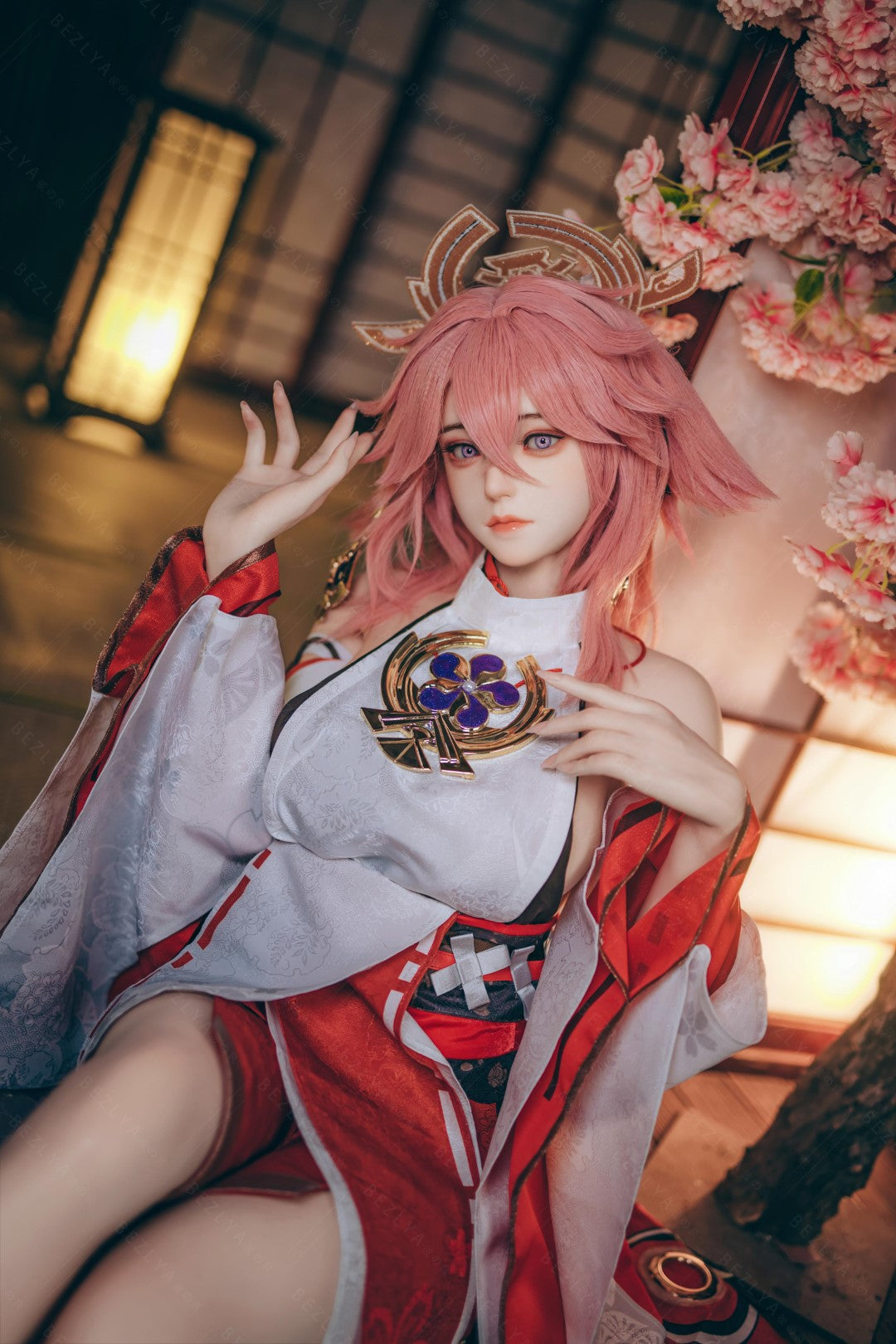 Yae Miko sexdukke (Bezlya Doll 155cm e-cup 2.2CF silikon)