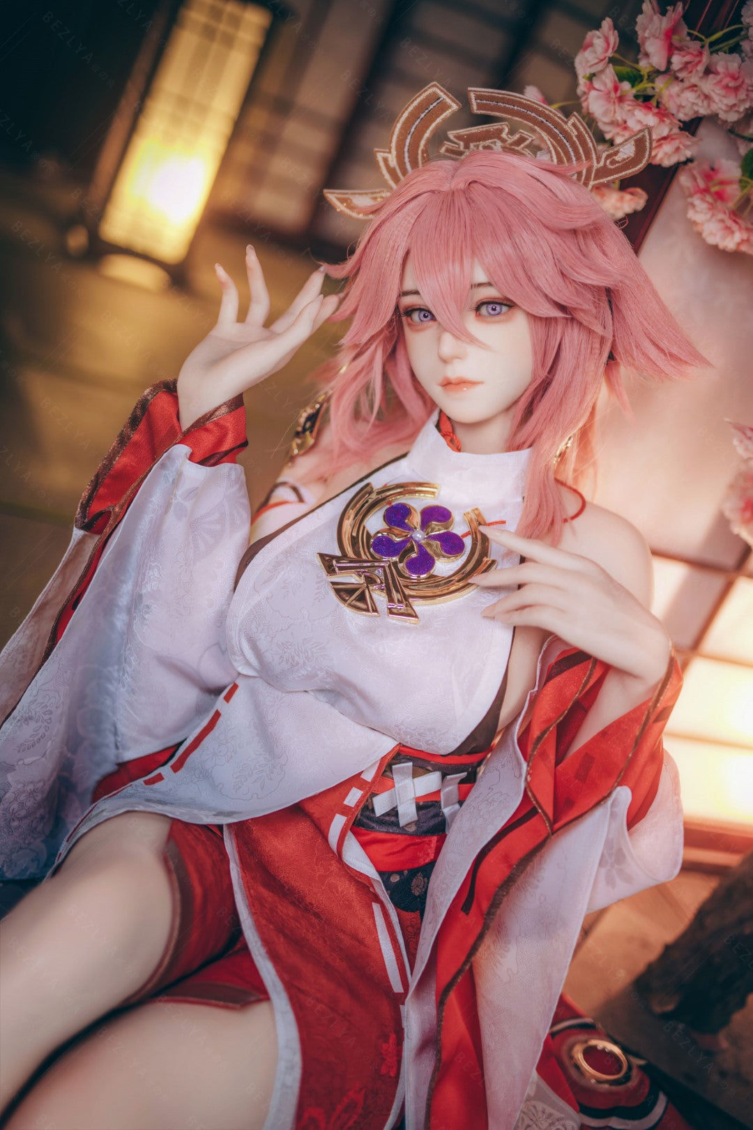 Yae Miko sexdukke (Bezlya Doll 155cm e-cup 2.2CF silikon)