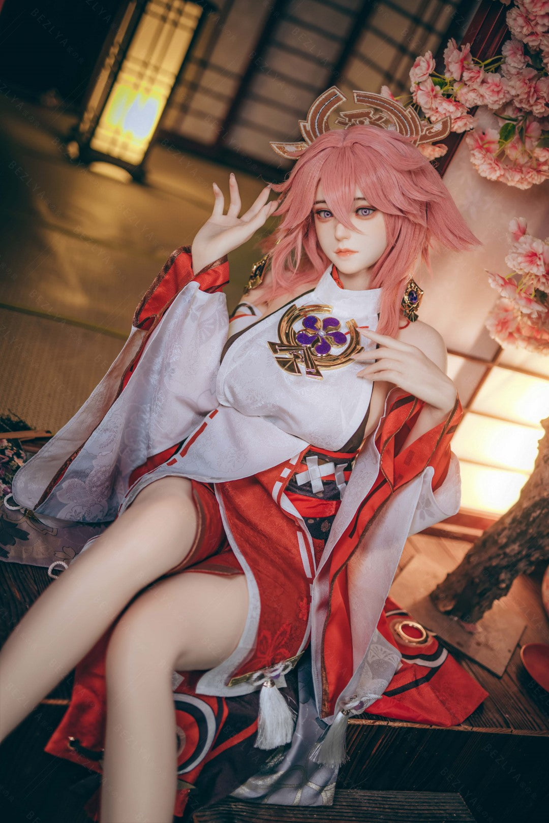 Yae Miko sexdukke (Bezlya Doll 155cm e-cup 2.2CF silikon)