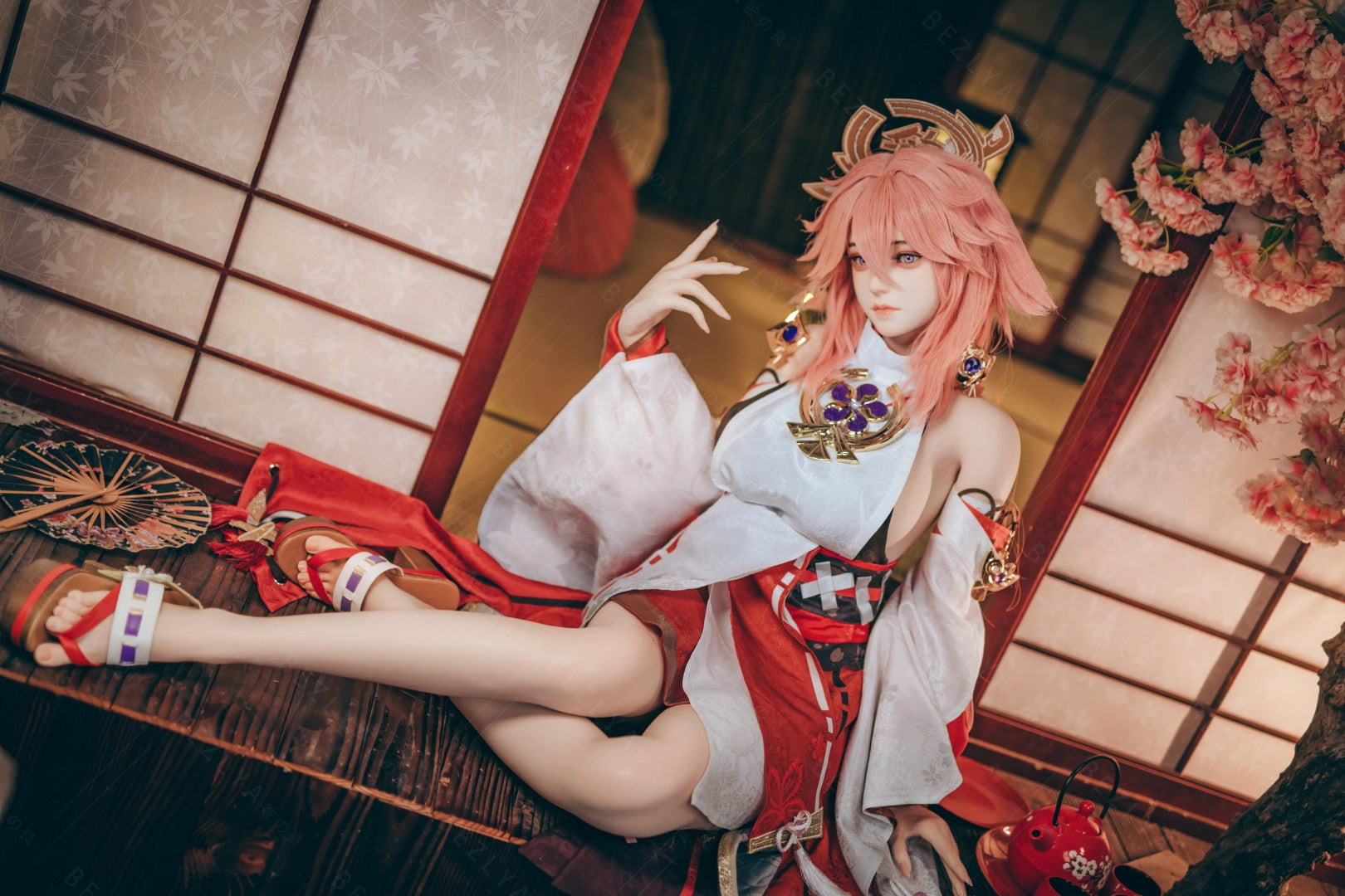 Yae Miko sexdukke (Bezlya Doll 155cm e-cup 2.2CF silikon)