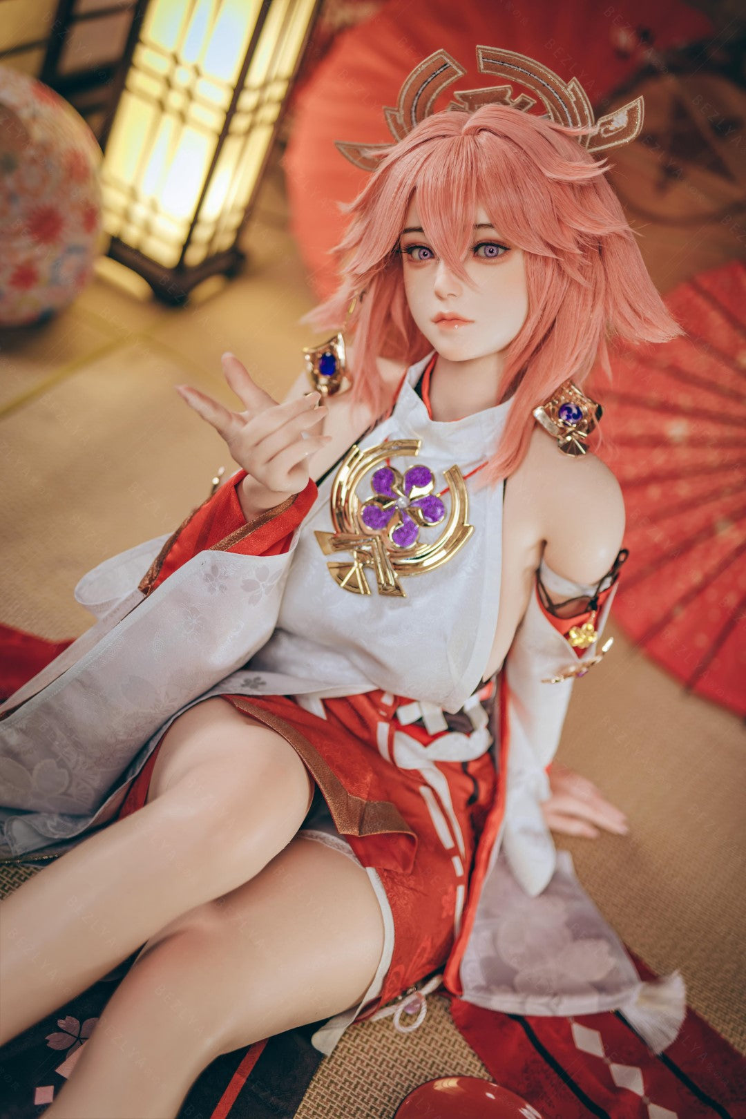 Yae Miko sexdukke (Bezlya Doll 155cm e-cup 2.2CF silikon)