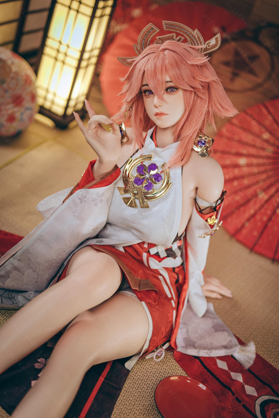 Yae Miko sexdukke (Bezlya Doll 155cm e-cup 2.2CF silikon)
