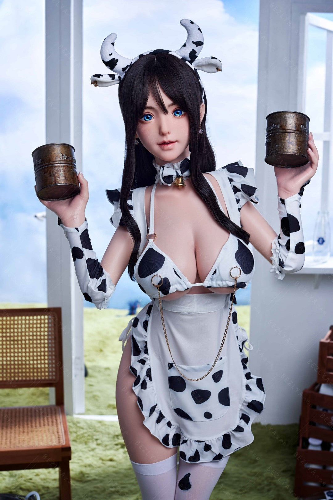 Pisum sexdukke (Bezlya Doll 145 cm F-cup 2.2CF silikon)