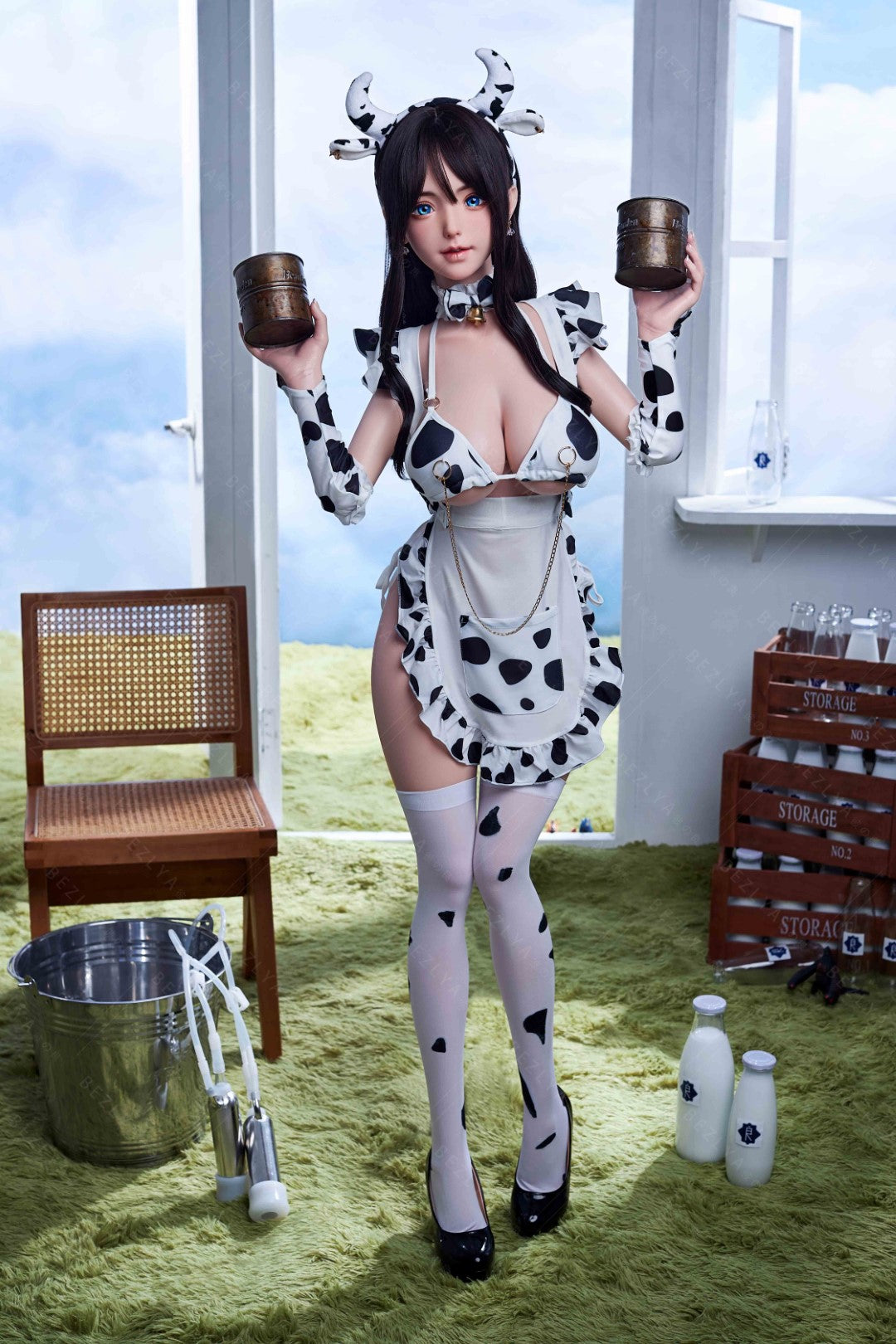 Pisum sexdukke (Bezlya Doll 145 cm F-cup 2.2CF silikon)