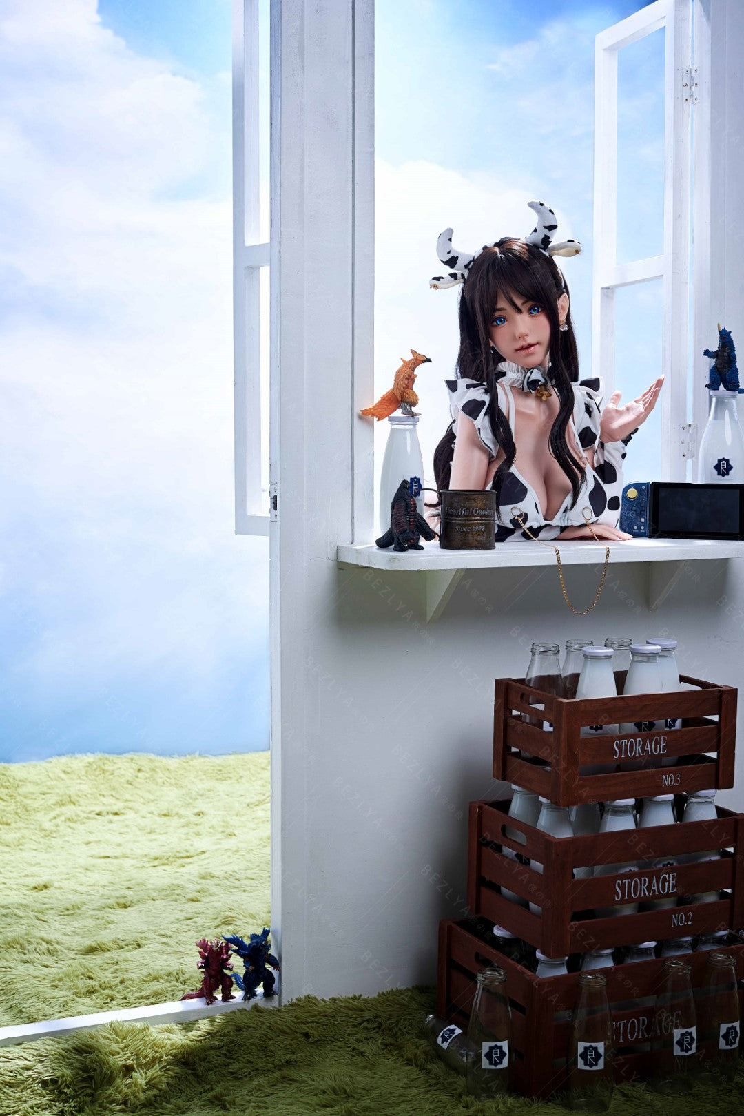 Pisum sexdukke (Bezlya Doll 145 cm F-cup 2.2CF silikon)