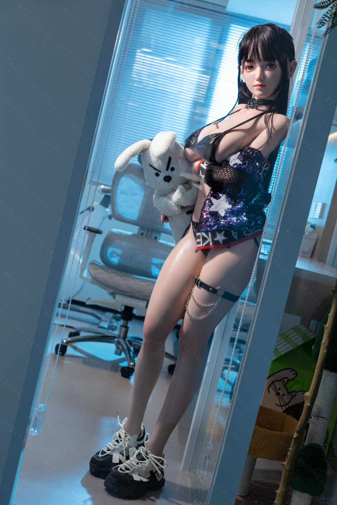 Paeonia sexdukke (Bezlya Doll 145 cm F-cup 2.2CF silikon)