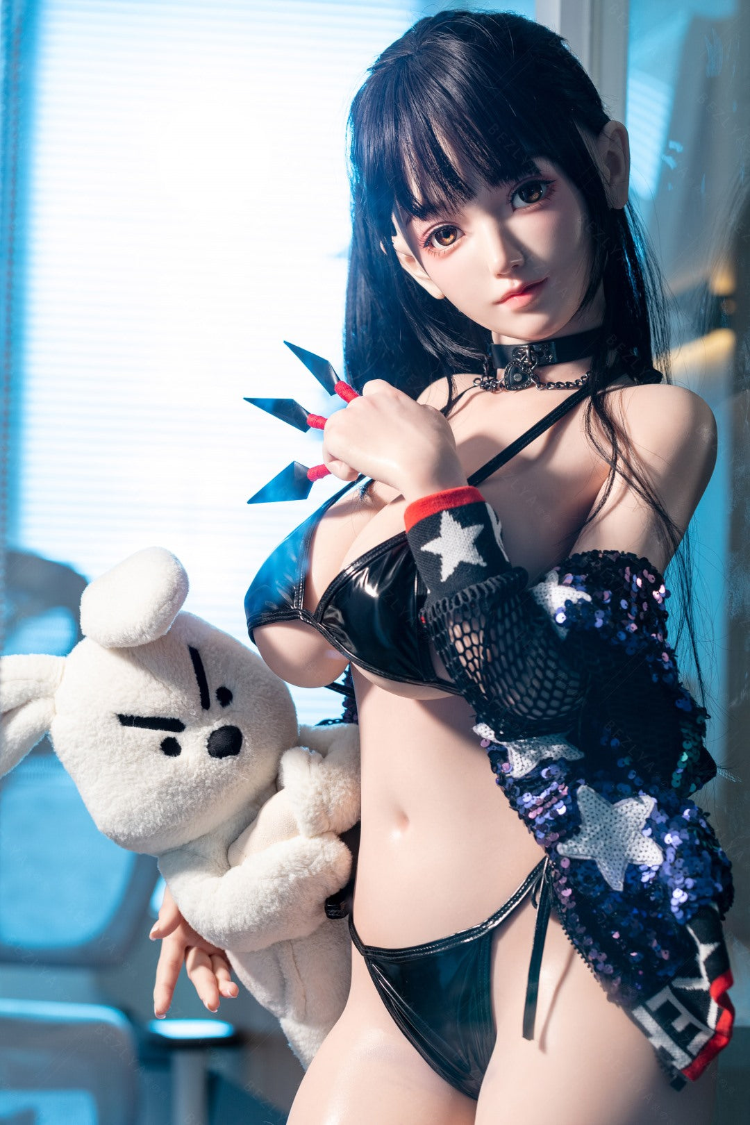 Paeonia sexdukke (Bezlya Doll 145 cm F-cup 2.2CF silikon)