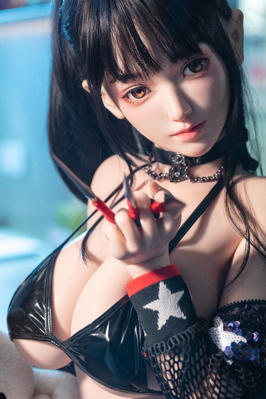 Paeonia sexdukke (Bezlya Doll 145 cm F-cup 2.2CF silikon)