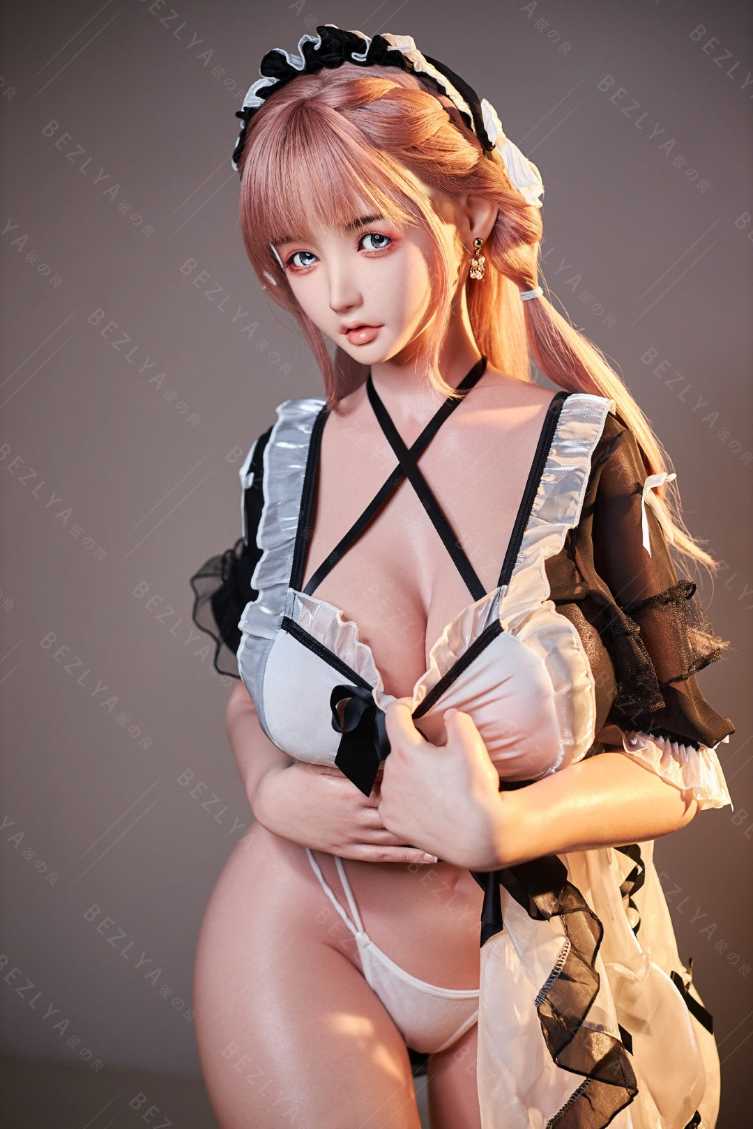 Vanilje sexdukke (Bezlya Doll 155 cm H-cup 2.1 Silikon)