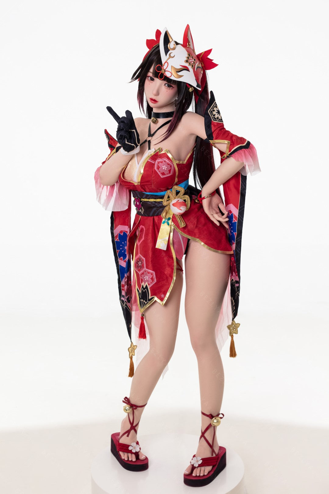 Glitrende sexdukke (Bezlya Doll 155 cm E-cup 2.2CF silikon)