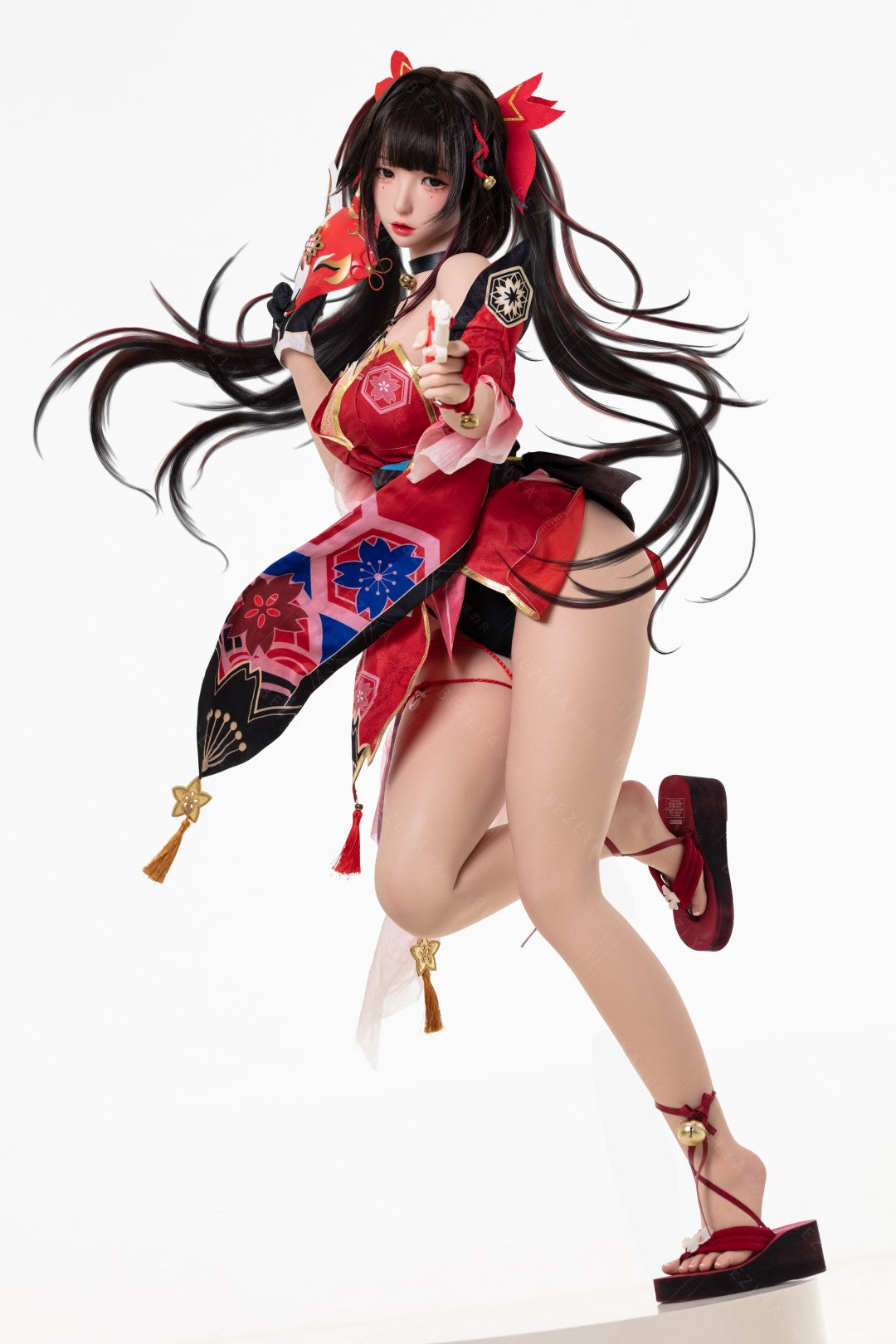 Glitrende sexdukke (Bezlya Doll 155 cm E-cup 2.2CF silikon)