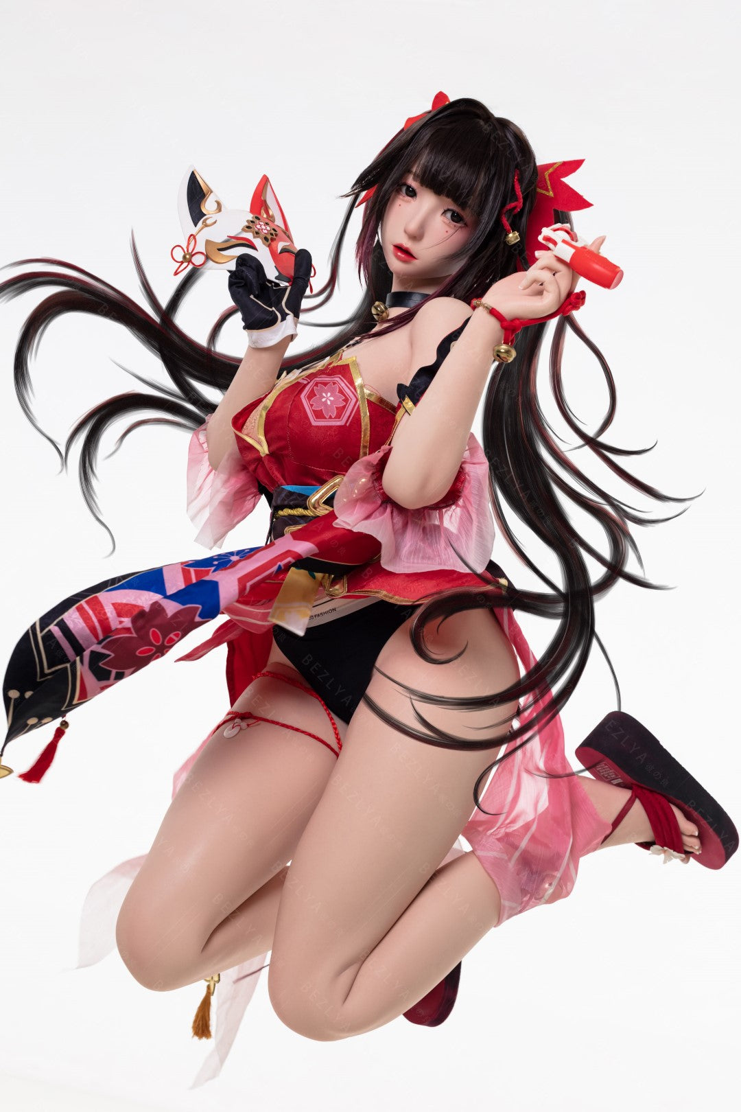 Glitrende sexdukke (Bezlya Doll 155 cm E-cup 2.2CF silikon)