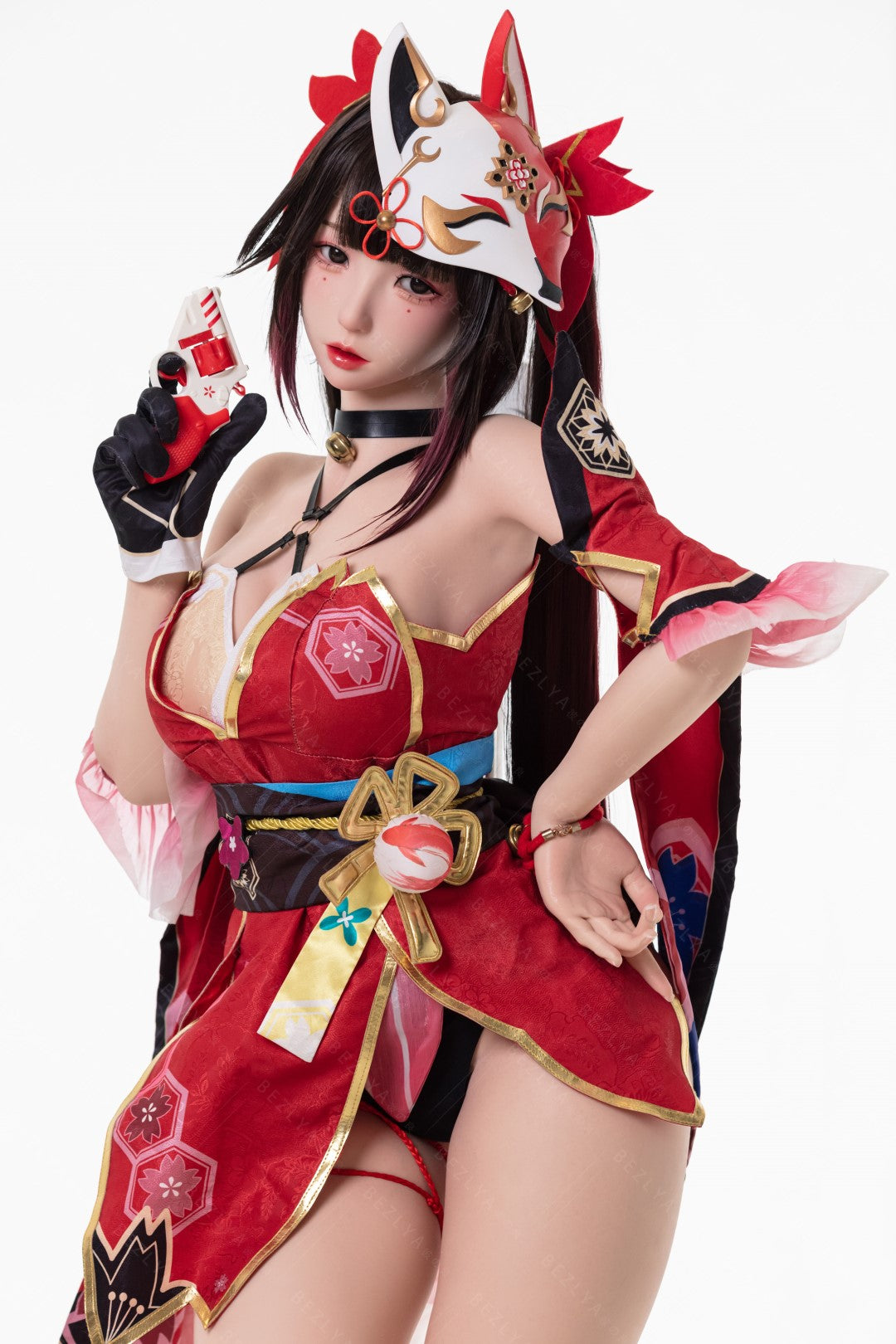 Glitrende sexdukke (Bezlya Doll 155 cm E-cup 2.2CF silikon)