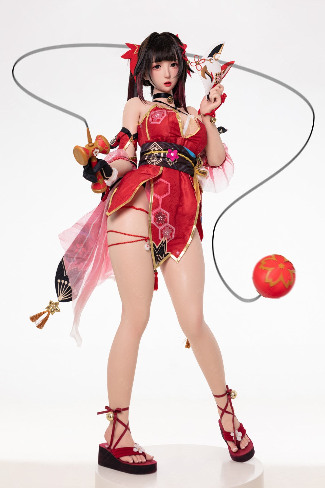 Glitrende sexdukke (Bezlya Doll 155 cm E-cup 2.2CF silikon)