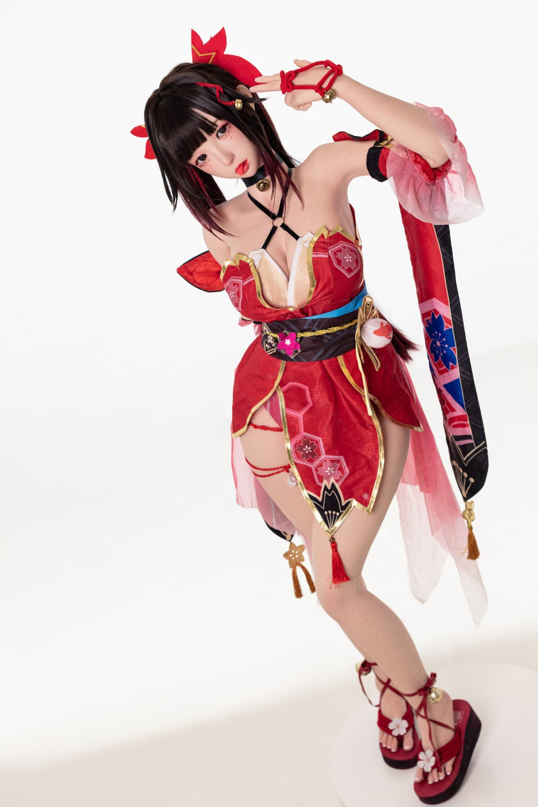 Glitrende sexdukke (Bezlya Doll 155 cm E-cup 2.2CF silikon)