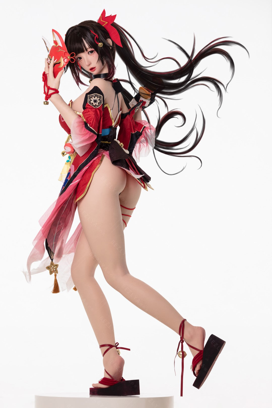 Glitrende sexdukke (Bezlya Doll 155 cm E-cup 2.2CF silikon)