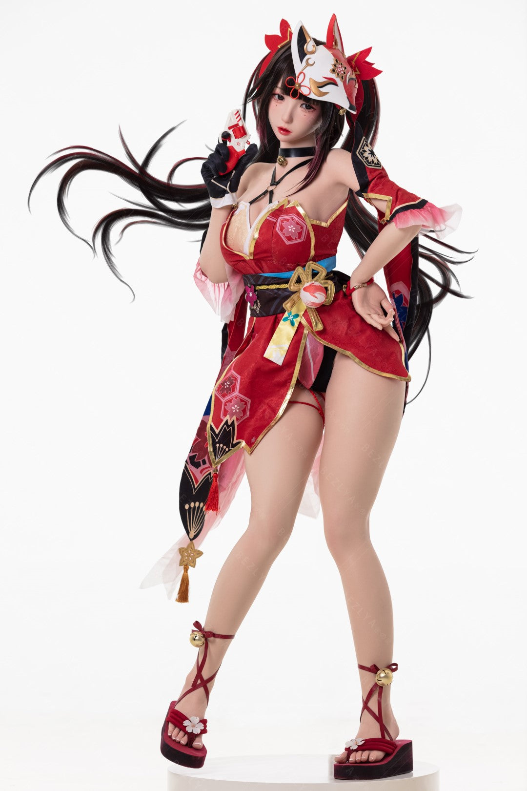 Glitrende sexdukke (Bezlya Doll 155 cm E-cup 2.2CF silikon)