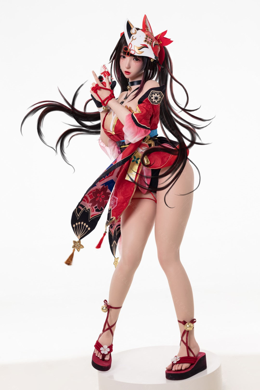 Glitrende sexdukke (Bezlya Doll 155 cm E-cup 2.2CF silikon)