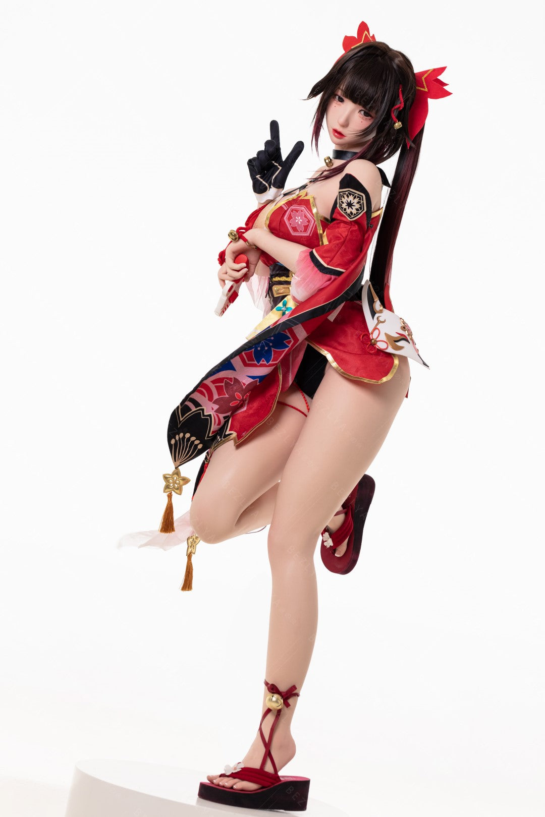 Glitrende sexdukke (Bezlya Doll 155 cm E-cup 2.2CF silikon)