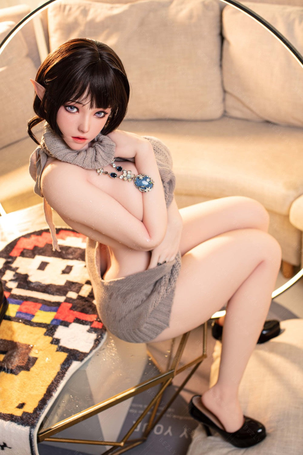 Calla sexdukke (Bezlya Doll 155 cm F-cup 2.0 TPE+silikon)