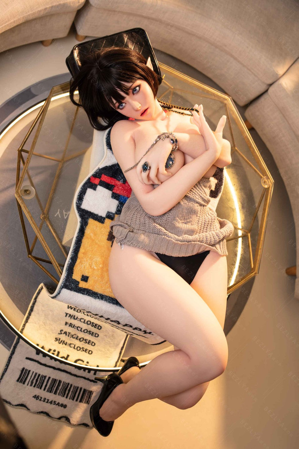 Calla sexdukke (Bezlya Doll 155 cm F-cup 2.0 TPE+silikon)