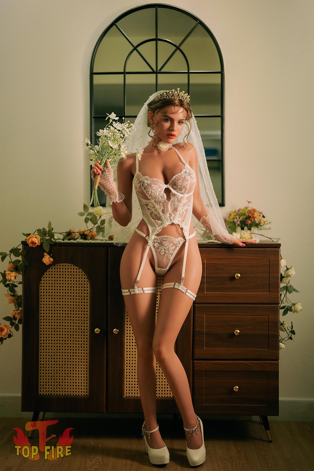 Casey sexdukke (Top Fire Doll 158 cm D-cup T41 silikon)