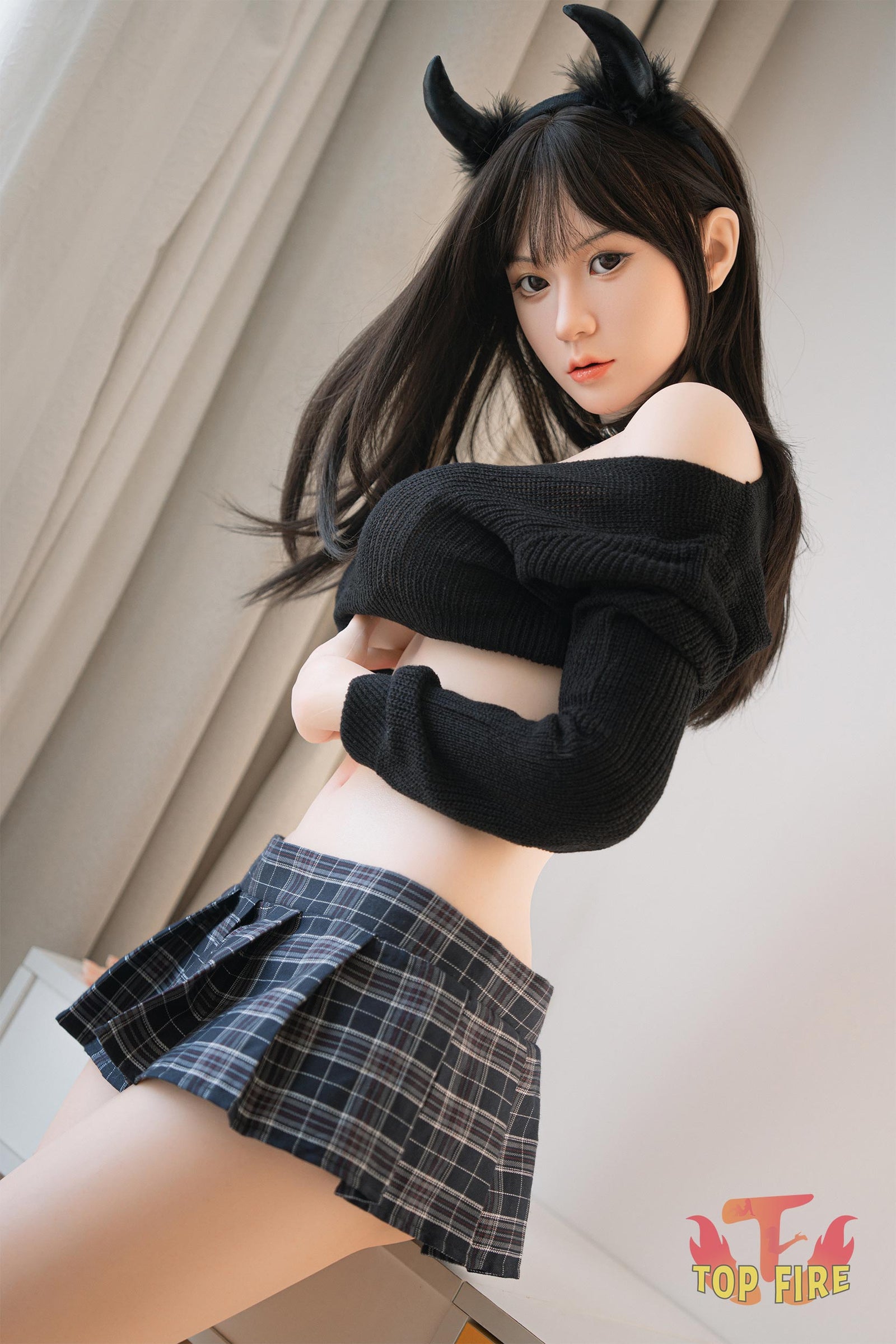 Ann sexdukke (Top Fire Doll 158 cm D-cup T10 silikon)