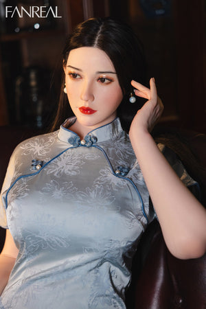 Vivi overkropp sexdukke (FanReal Doll 109cm f-cup Silikon)