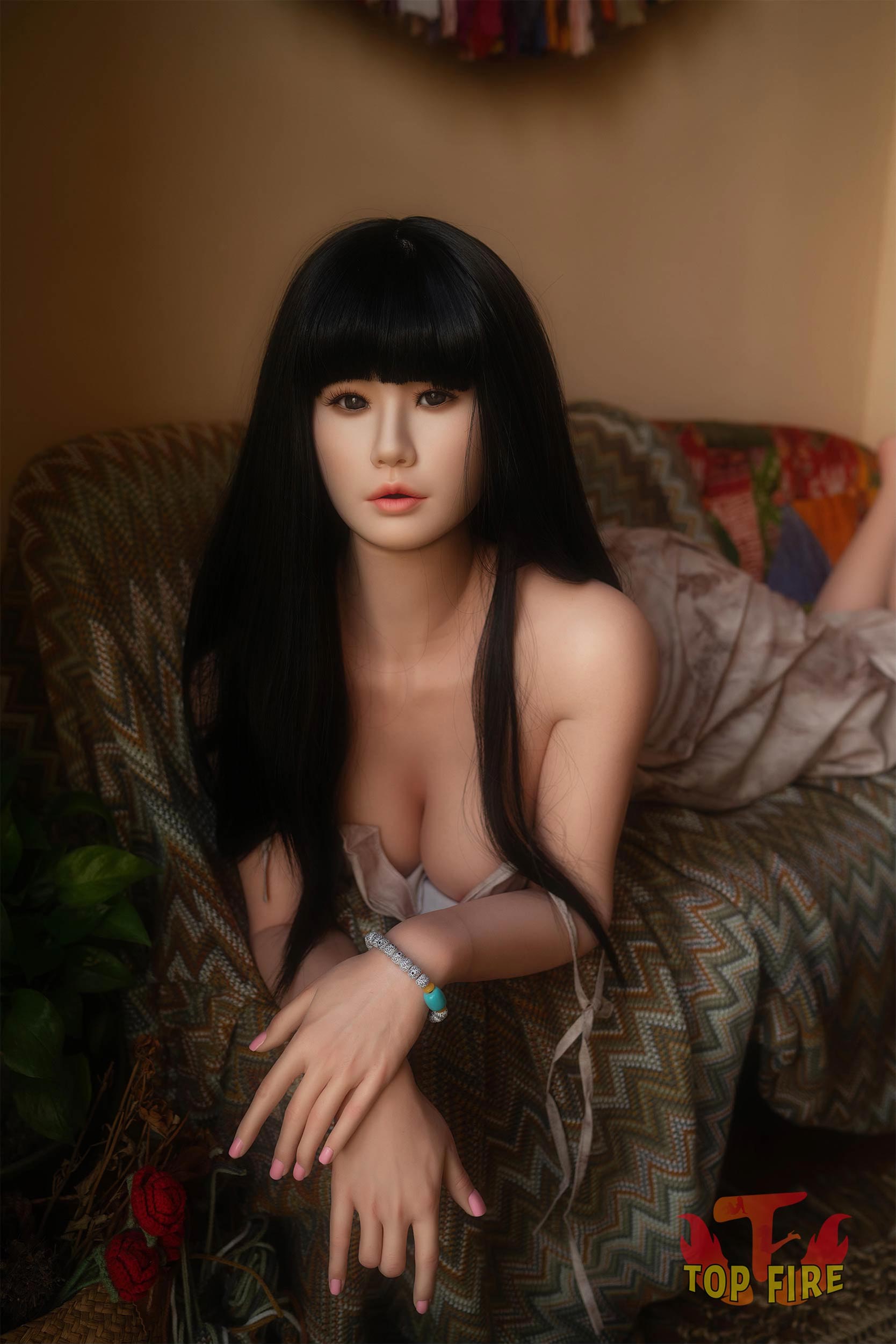 Rose sexdukke (Top Fire Doll 158cm d-cup T30 silikon)