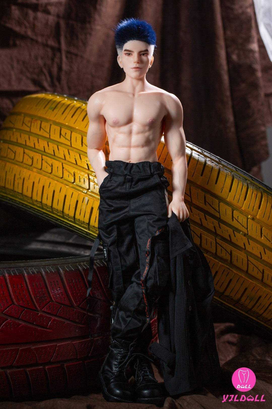 Paul mannlig sexdukke (YJL Doll 62 cm MD015 silikon)