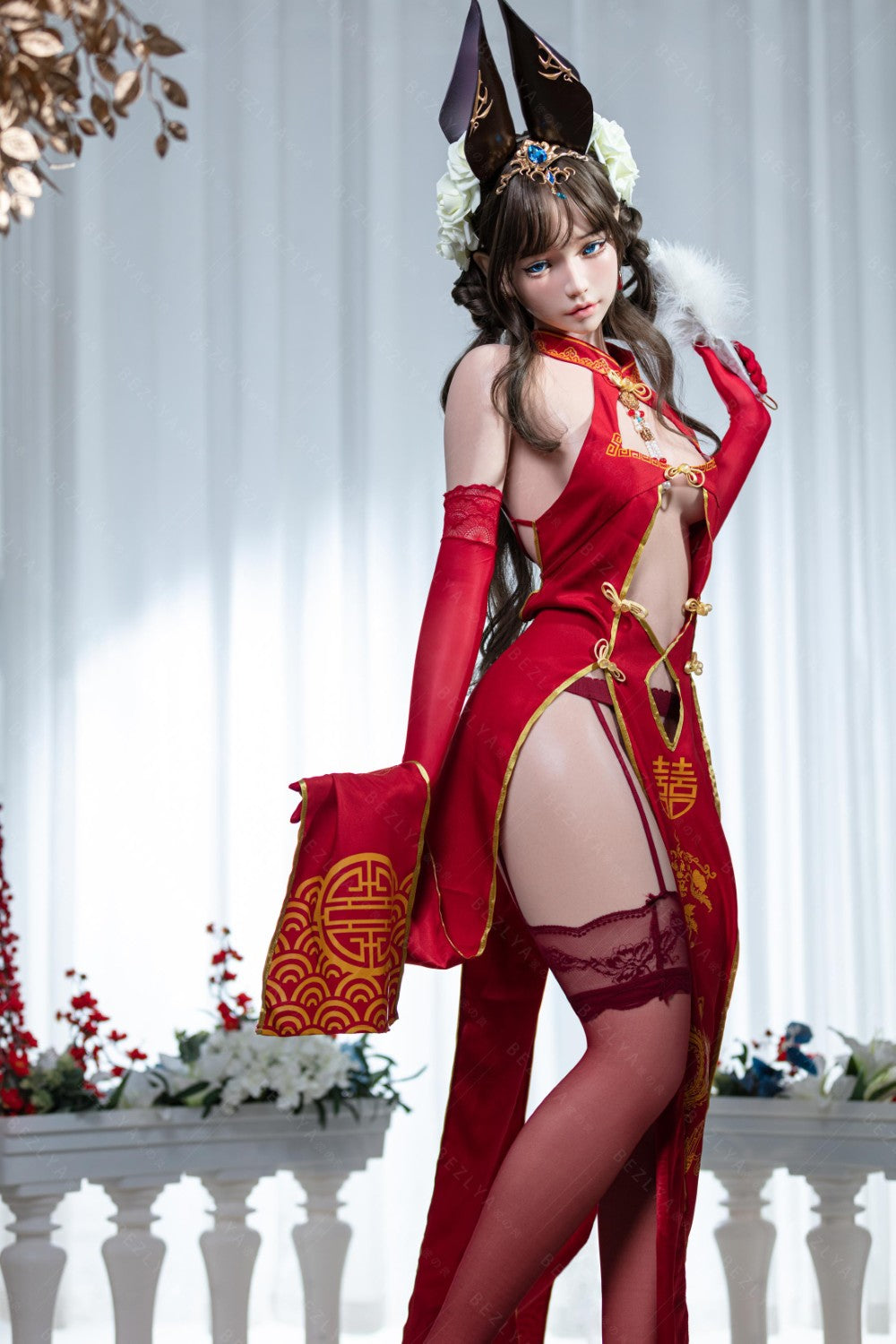 Mandradora sexdukke (Bezlya Doll 155 cm B-cup 2.1 Silikon)