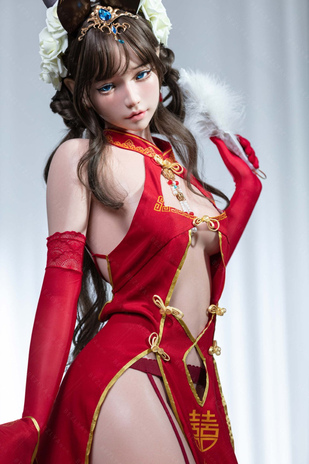 Mandradora sexdukke (Bezlya Doll 155 cm B-cup 2.1 Silikon)