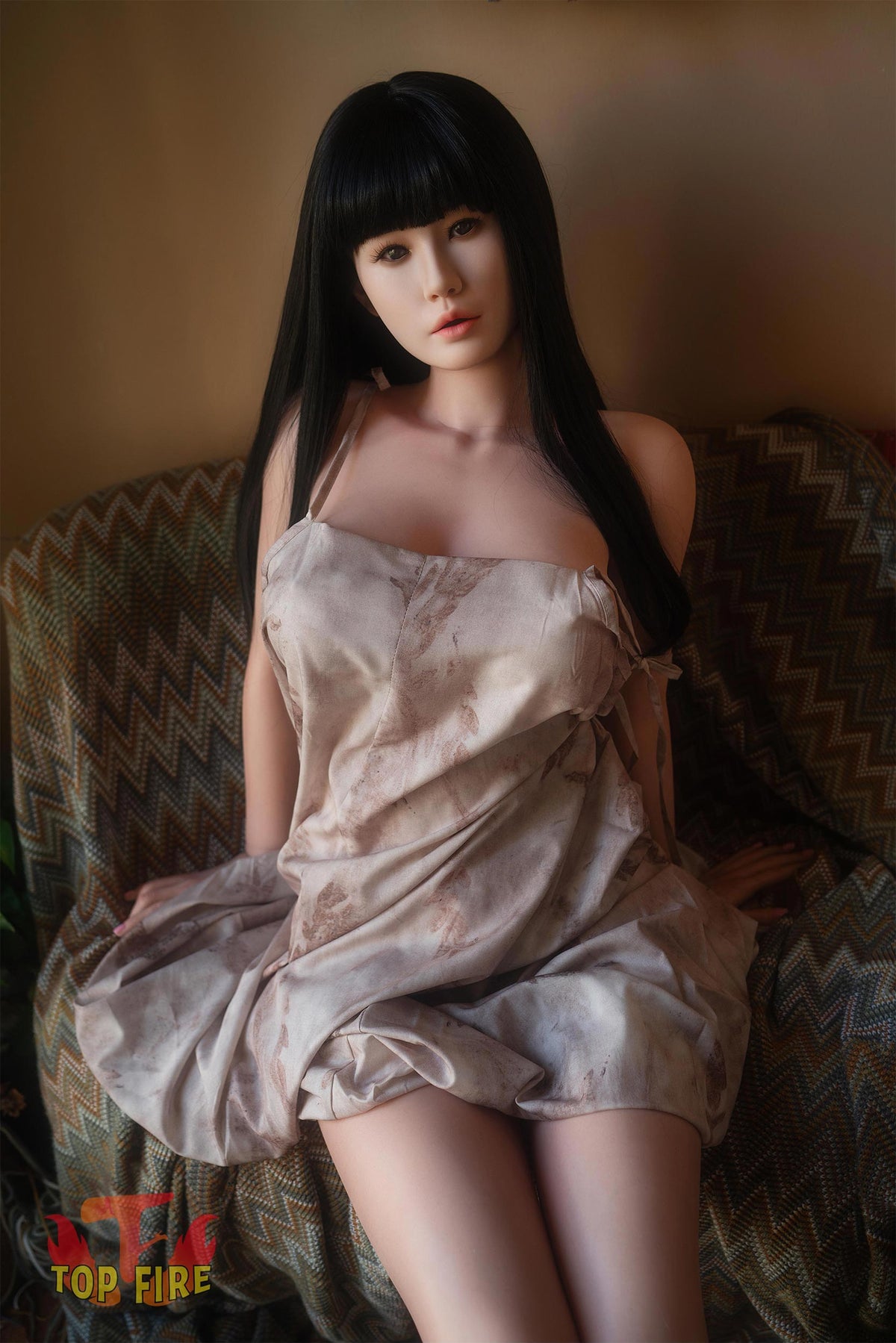 Rose sexdukke (Top Fire Doll 158 cm D-cup T30 silikon)