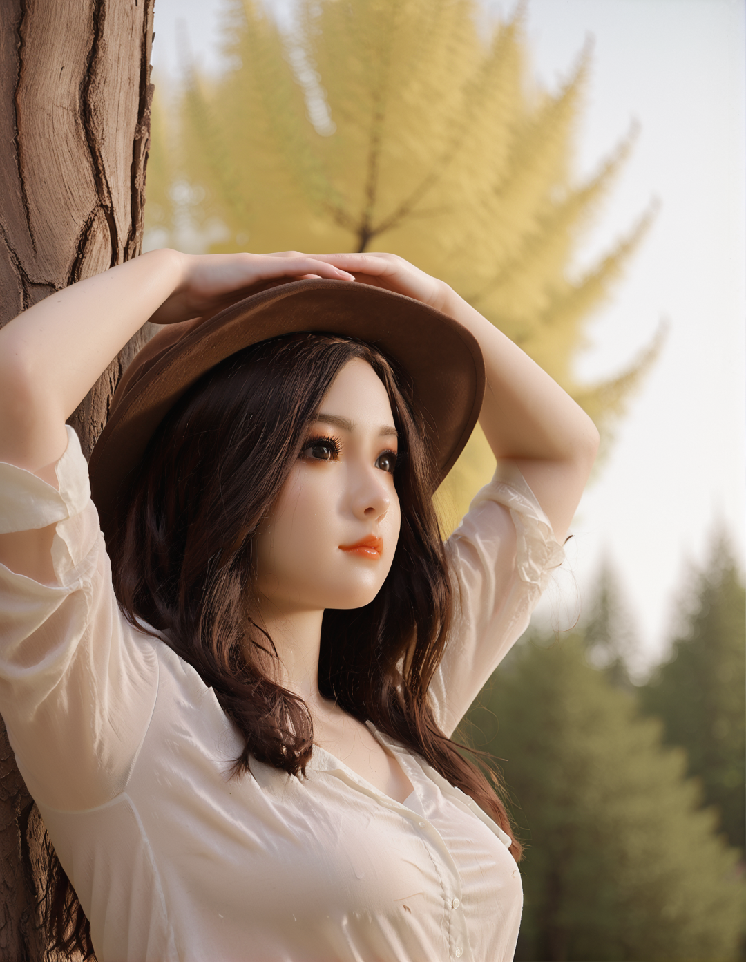 Mei sexdukke (Aibei Doll 148 cm B-cup #AB2 TPE+Silicon)