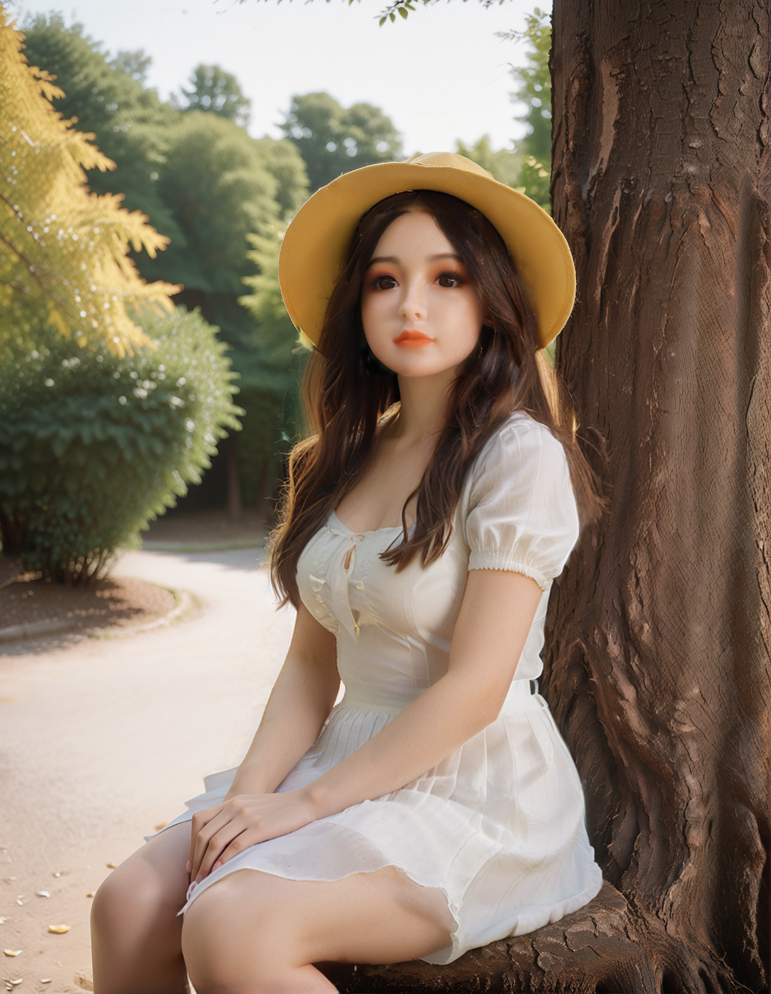 Mei sexdukke (Aibei Doll 148 cm B-cup #AB2 TPE+Silicon)