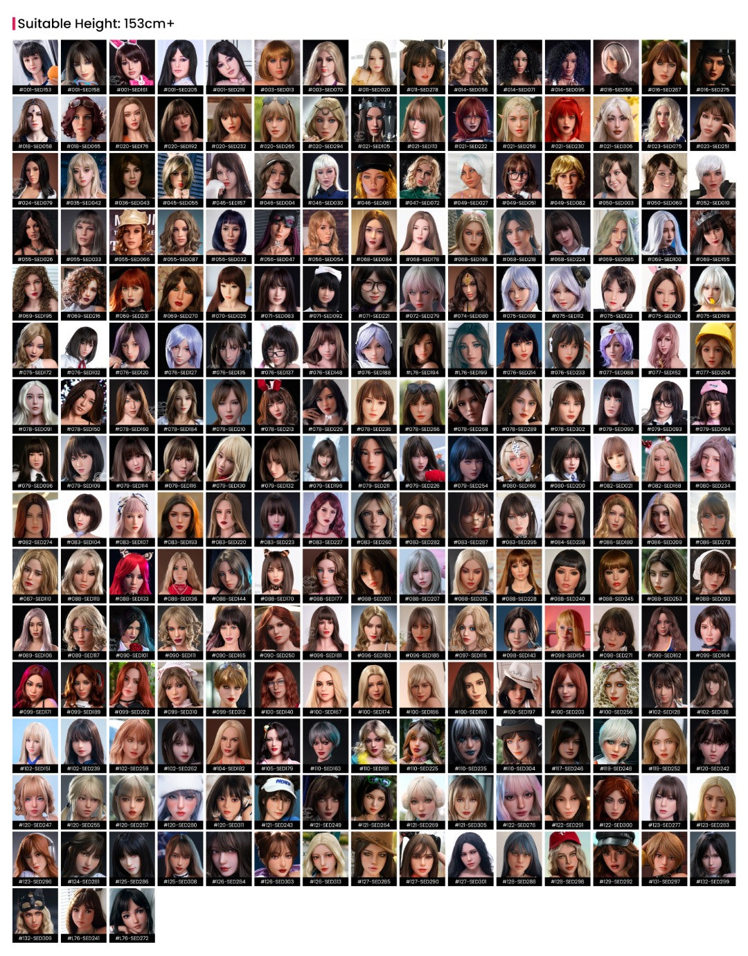 Ekstra hode (SE-Doll TPE original)