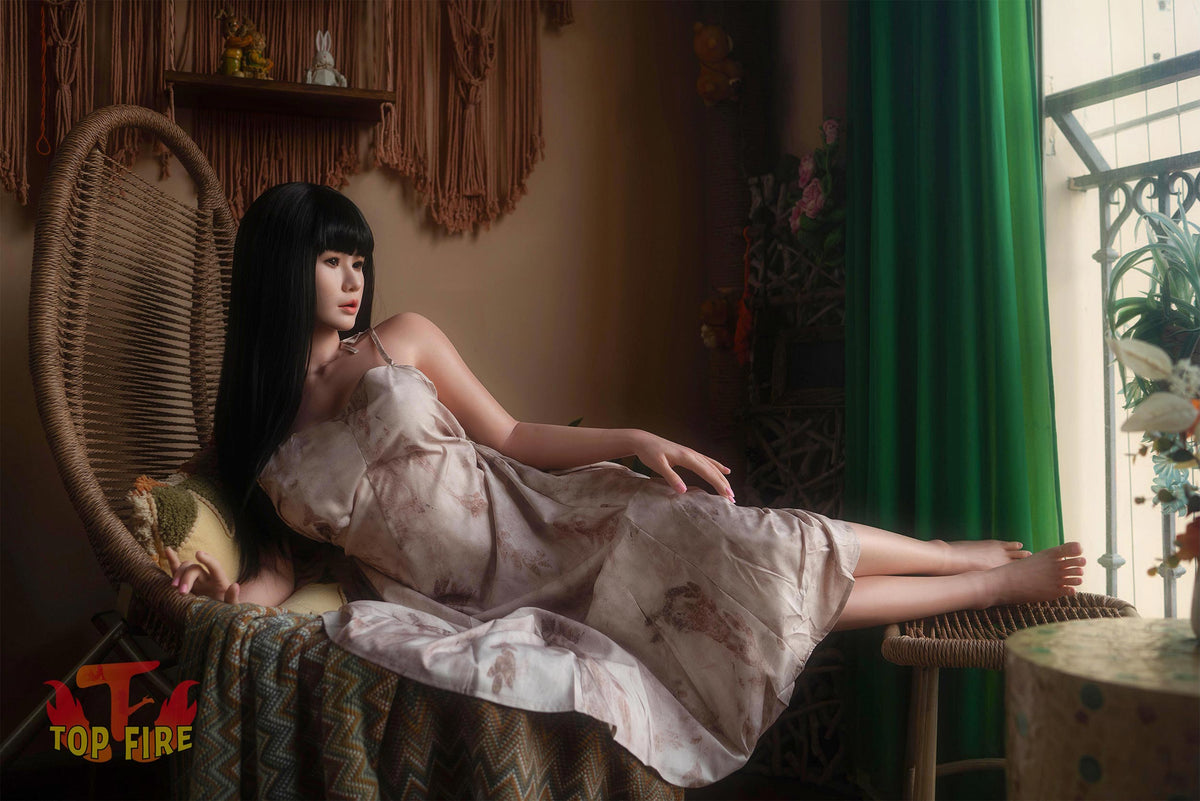 Rose sexdukke (Top Fire Doll 158 cm D-cup T30 silikon)