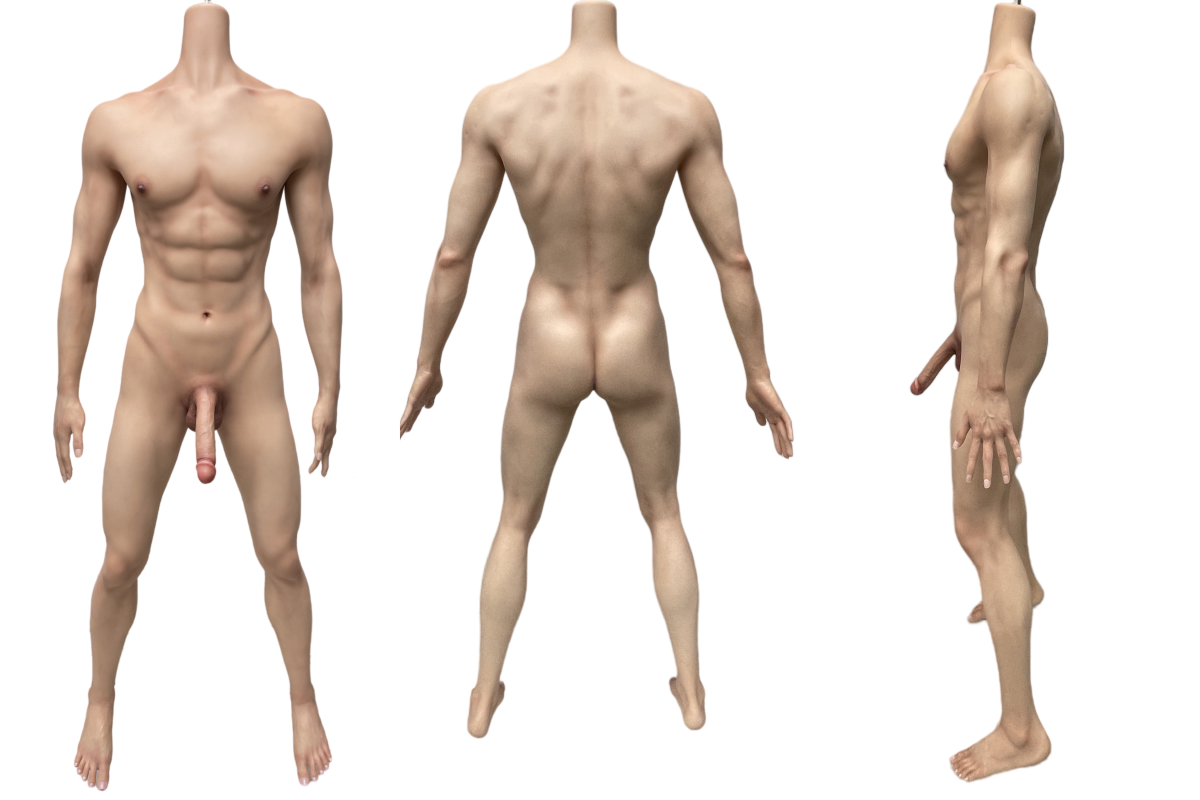 Gavin mannlig sexdukke (Jiusheng 180cm #2M silikon)