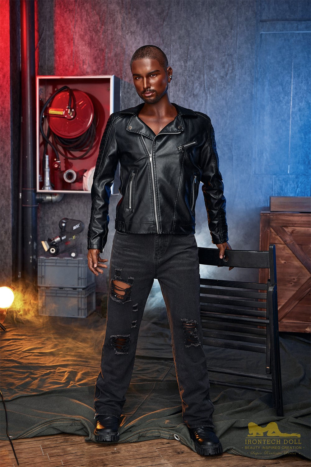 Kevin mannlig sexdukke (Irontech Doll 170 cm M1 silikon)