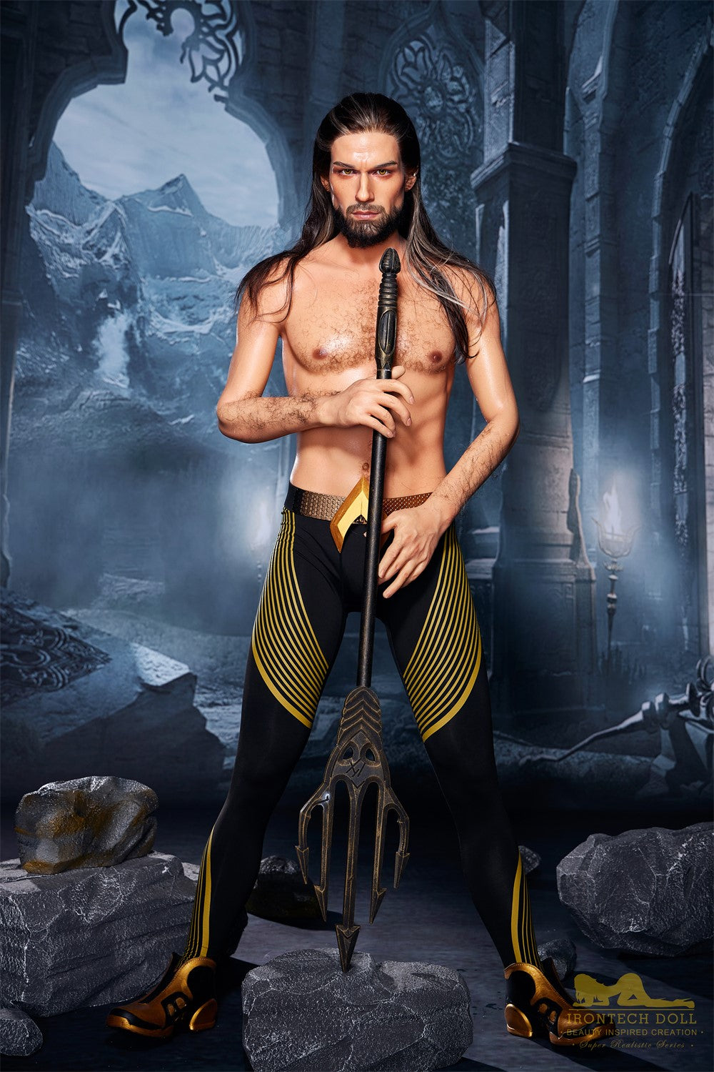 Thomas mannlig sexdukke (Irontech Doll 170 cm M5 silikon)