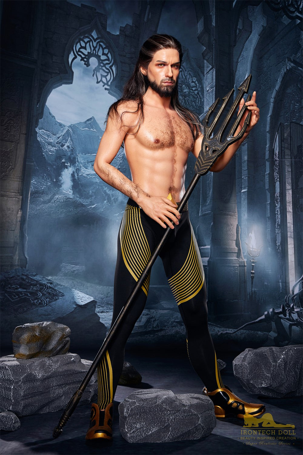 Thomas mannlig sexdukke (Irontech Doll 170 cm M5 silikon)