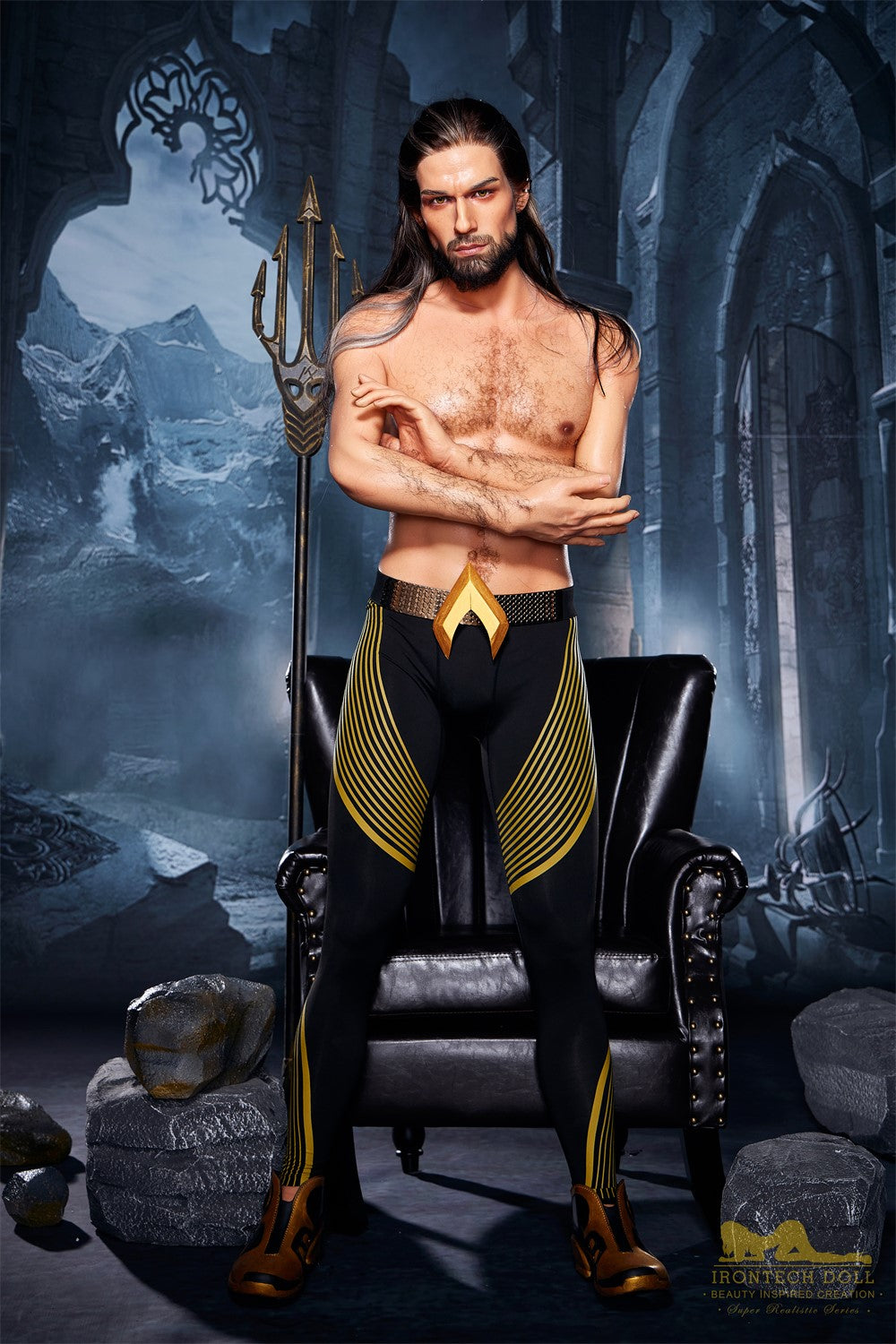 Thomas mannlig sexdukke (Irontech Doll 170 cm M5 silikon)