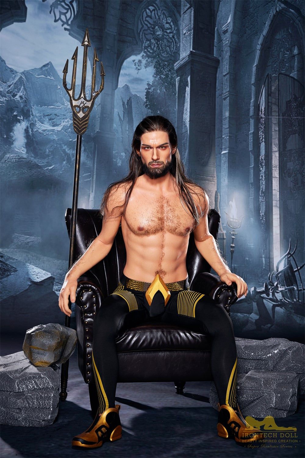 Thomas mannlig sexdukke (Irontech Doll 170 cm M5 silikon)