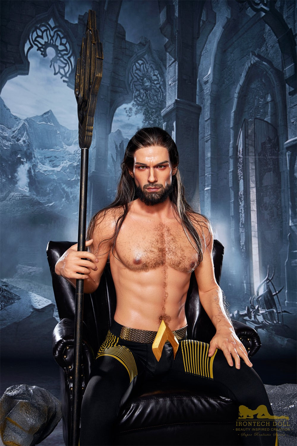 Thomas mannlig sexdukke (Irontech Doll 170 cm M5 silikon)