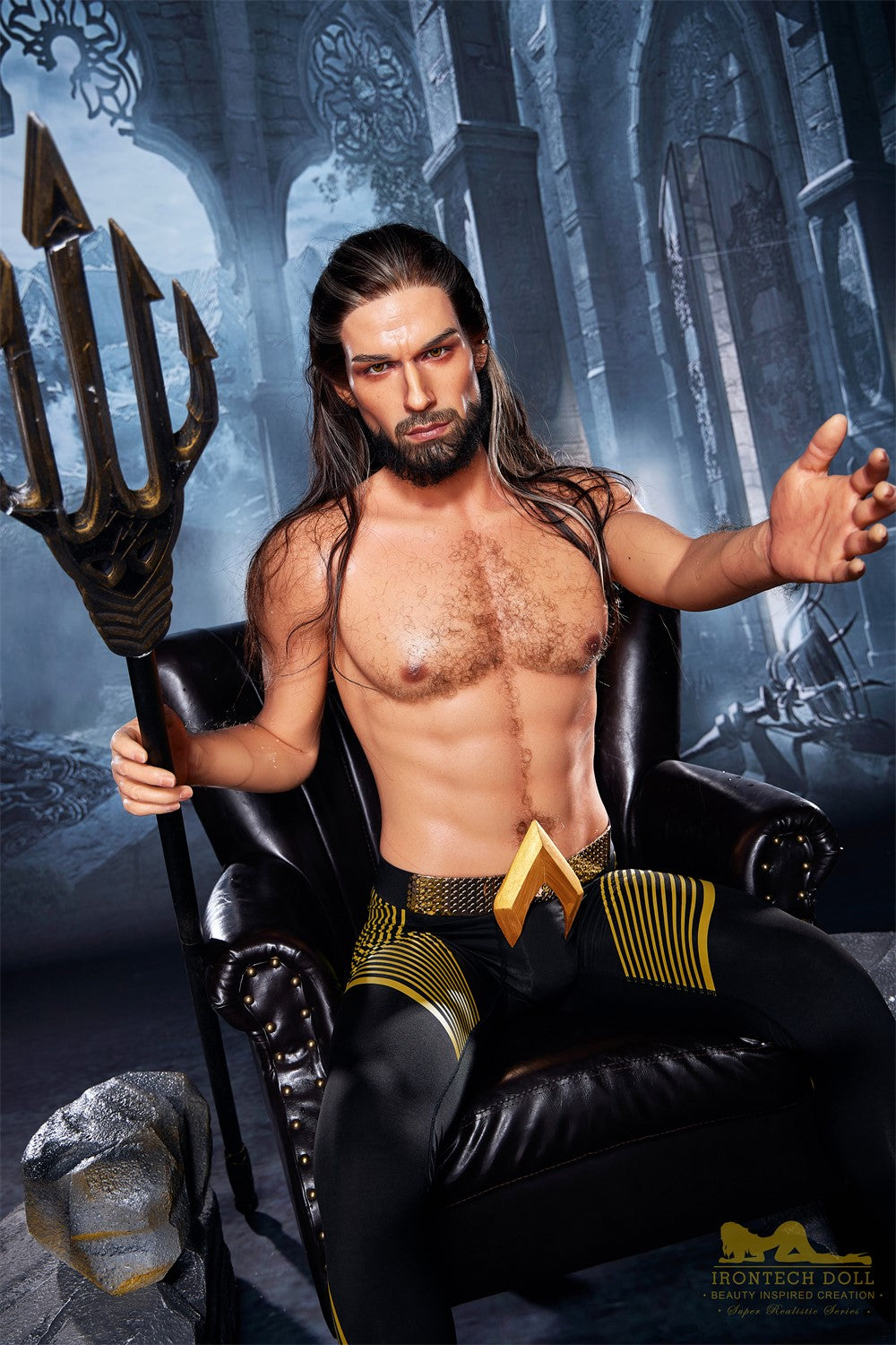 Thomas mannlig sexdukke (Irontech Doll 170 cm M5 silikon)