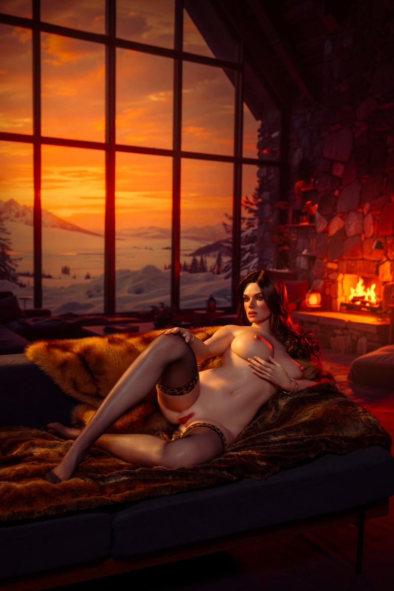 Bella sexdukke (Top Fire Doll 174 cm G-cup T61 silikon)